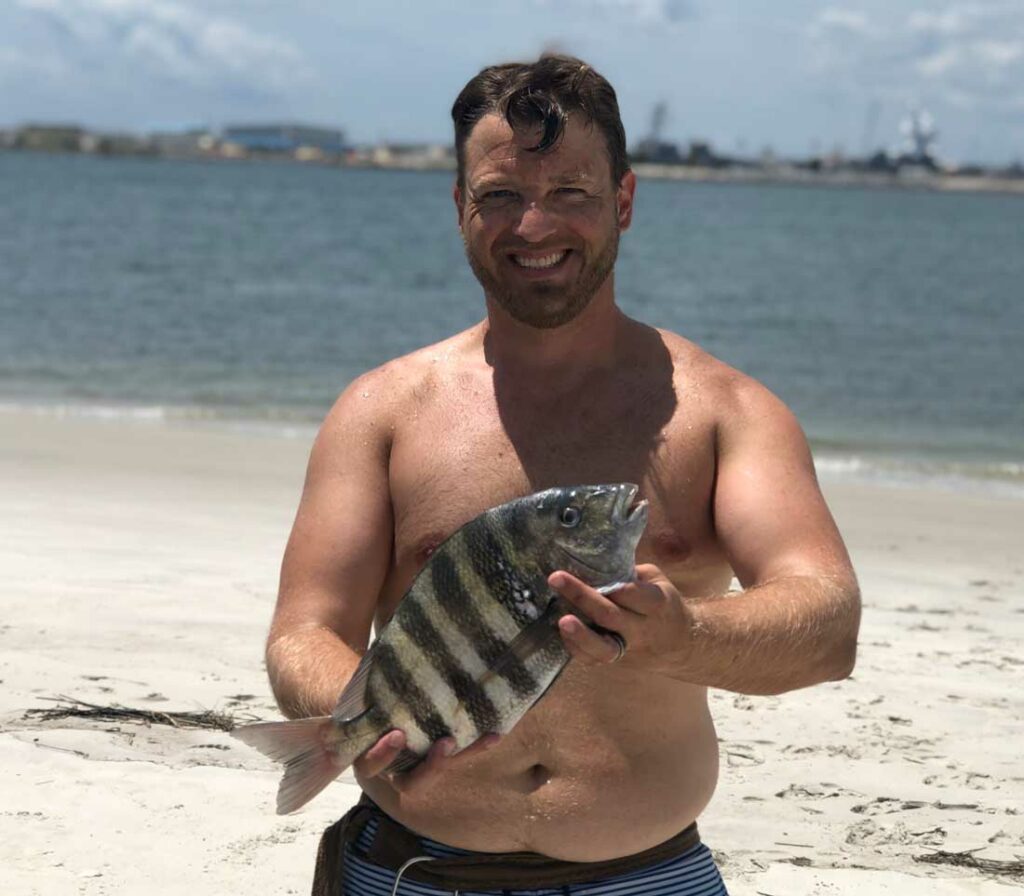 spearing sheepshead